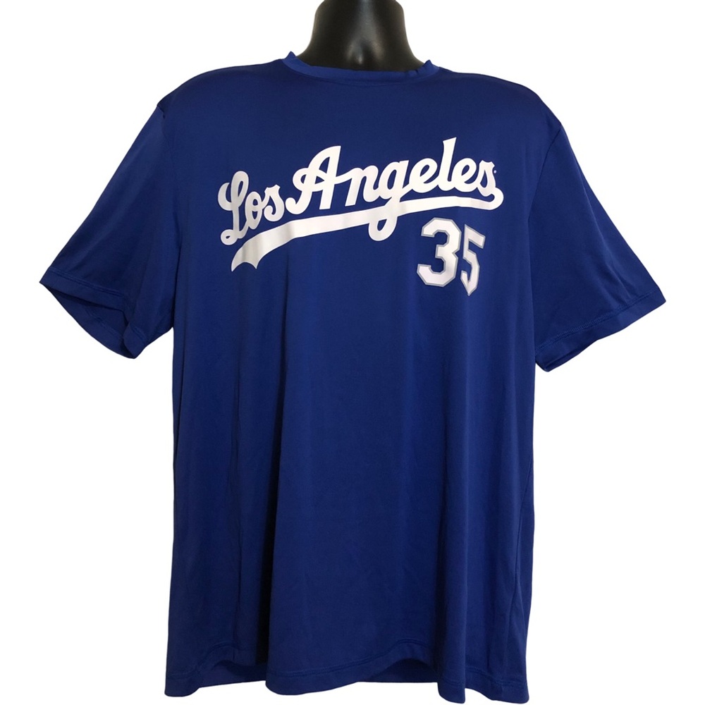 Cody Bellinger #35 Los Angeles Dodgers TX3 Cool Blue MLB Baseball Shirt Jersey - Picture 10 of 10